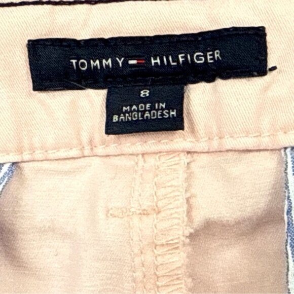 Tommy Hilfiger Women’s Pink Pants Slim Fit Stylish Ankle-Length Size 8 - Picture 7 of 9